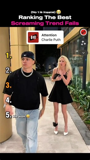 Ranking The BEST Screaming Trend Fails #shortsviral