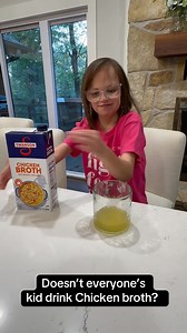 Anyone else’s kid just drink chicken broth? 🤢 #chickenbroth | Beats for Baby Blair