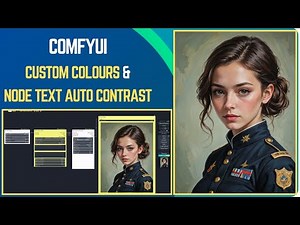ComfyUI - Custom Colours & Node Text Auto Contrast
