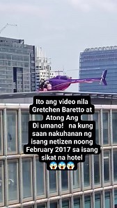 989K views · 2.8K reactions | Exclusive footage of Atong Ang Gretchen Baretto wayback 2017  #rich #richmindset #richlife #richpeople #mayaman #Wowph #chopper #helicopter #niceview #transportation #SanaAll #reelsfacebook #viralreelsfacebook #viralreelsシ #viralreelsfacebookシ #trendingreel #trendingpost #reelsfacebookviralシ #everyonehighlights #trend #TeamAmpao | Kim Maata | Facebook