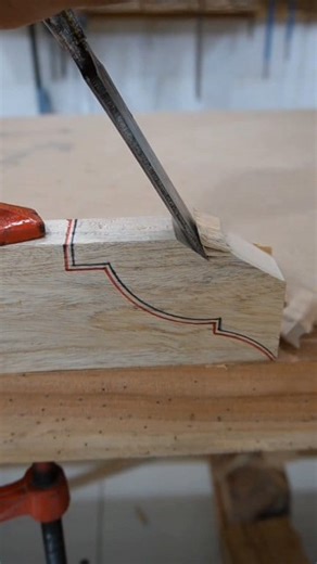 Sharp Chisel Work in Action #reelsvideo #chisel #tools #satisfying #asmr | Woodworking Projects