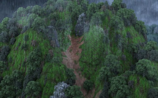三维动画短片泥石流