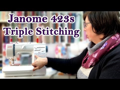 Triple Stitching | Janome 423s