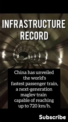Fastest bullet train in the world! #chinafacts #facts #didyouknow