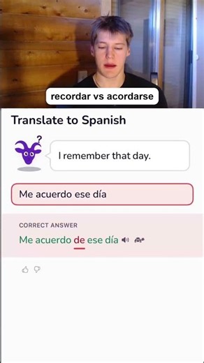 Recordar vs Acordarse | Spanish Grammar