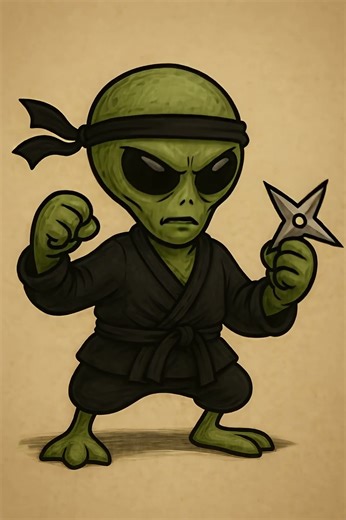 Aliens come all the way to earth because.... They Want to Be Alien Neenja – Jennifer Murphy Parody