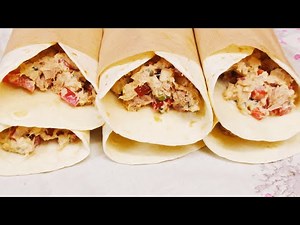 How To Make Mediterranean Tuna salad Wraps - Recipe