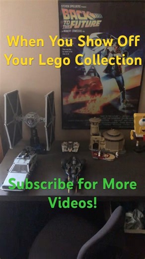 There’s Always That Lego Collection! #lego #funny #legostarwars #spongebob #ninjago #backtothefuture
