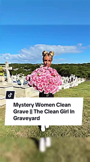 Mysterious Women Cleaning Graves in the Graveyard
