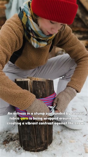 Log Splitting Sorcery: The Ultimate Hack! 🪓✨ #DIYMagic #LifeHacks