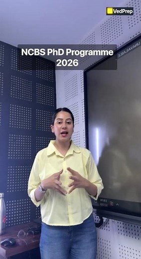 NCBS PhD Programme 2026 🔥 | Eligibility, Selection & Stipend | Vedprep Biology Academy