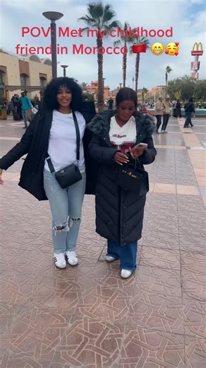 Reuniting with Childhood Friend in Marrakech, Morocco