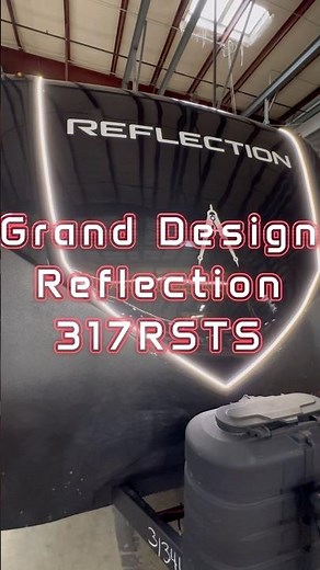 All New Rear Living Floor Plan. Grand Design Reflection 317RSTS #smallliving #rvlife #traveltrailer