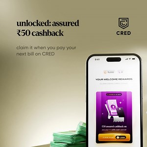 pay your credit card bills on CRED and get assured ₹50 cashback. | CRED