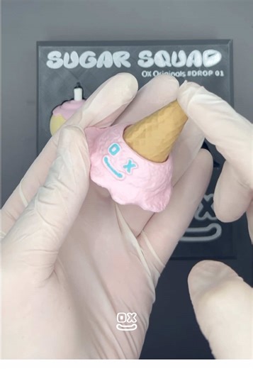 🧁OX Originals: Sugar Squad DROP 01🍦 -Articulated Pinata -Birthday Bun Clicker -İce cream clicker The files are now available on Patreon🤍 Join to get access✨ ✨patreon.com/3dlunchbox✨ #arttoy #fidget #clicker #flexitoy #articulatedtoy