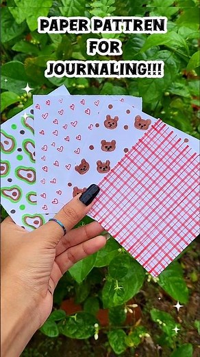 DIY Journaling paper pattern📒🖍🌷 #journal #scrapbooking #diy #papercraft