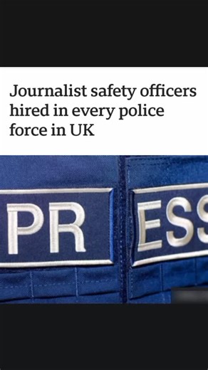 A.O.M on Instagram: "Every UK police force now has a dedicated officer for journalists facing threats of abuse and violence, the government has said. Journalist safety liaison officers (JSLOs) form part of a "strengthened partnership" between police, government and media professionals, who have increasingly become targets both online and on the ground, it said. "Too often, journalists are put in harm's way while fulfilling their vital role of delivering accurate news to the public," said Media M