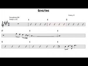 Kenny G Going Home( playback e partitura sax tenor)