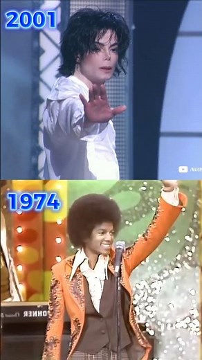 MICHAEL JACKSON ROBOT DANCING MACHINE 1974 VS 2001 #michaeljackson #mj #viral
