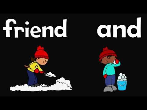 18. Teach Sight Words In Pairs: friend and : Kindergarten video