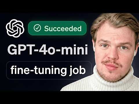 Fine-tuning ChatGPT with OpenAI Tutorial - [Customize a model for your application in 12 Minutes]