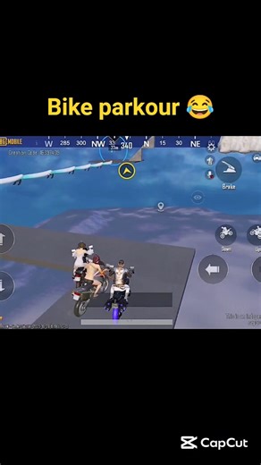 vehicle parkour in pubg mobile 😂