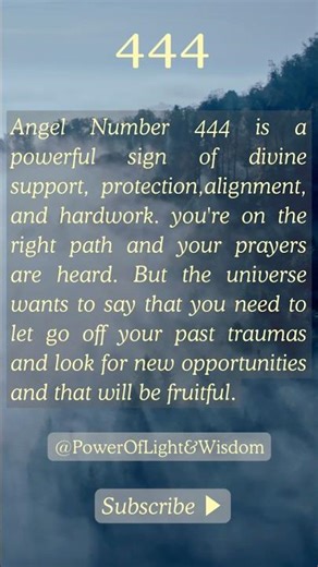 Angel number 444👼🏻 #angel #angelnumbers #angelmessages #universe #divine #divineguidance