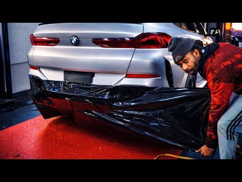 Wrapping The Finishing Touches On The BMW
