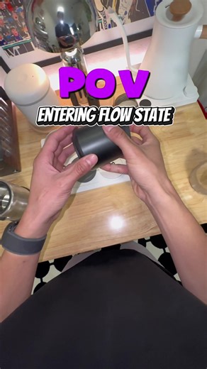 this one was satisfying #homebarista #morningritual #povasmr #workflow #espressotools