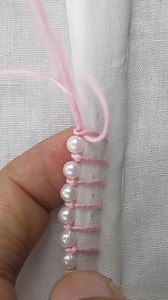 1.8M views · 5.7K reactions | Trending elegant pearl border tutorial #reelsviral #reels2024viral #viralreelsfb #satisfying #fbreels #fyp #support #facebookreels #foryou #viral #reels #trending #viralreels #reelsfb #reelsvideo #viralvedio | Crafty Needles 7 | Facebook