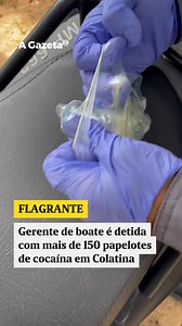 ‼️ Uma mulher foi detida na manhã deste sábado (22) após ser flagrada pela Polícia Militar com mais de 150 papelotes de cocaína no bairro 15 de Outubro, em Colatina, no Noroeste do Espírito Santo. De acordo com a polícia, a detida é gerente de uma boate e já foi presa pelo mesmo crime, no mesmo local, em 2021. As drogas foram descobertas durante patrulhamento policial. Ao perceber a passagem dos militares, a mulher, que estava na entrada da boate, tentou esconder algo em sua cintura. Os policiai