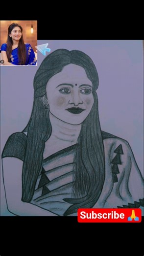 How to draw Sai Pallavi 😍 Step by step easy# shorts