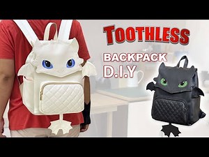 DIY Toothless Backpack - Free Pattern and Tutorial
