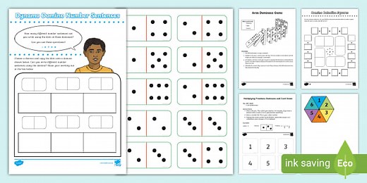 Dominoes Maths Games Pack