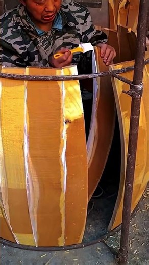 Amazing Wood Installation Using a Simple Precise Method 🪵✨ #shorts