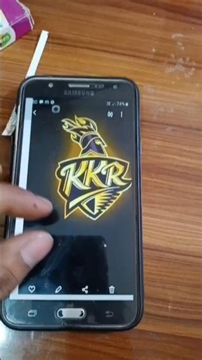 KKR logo drawing 3d drawing kkr logo 2026 #art #kkr #logo #pencil #3danimation #ipl