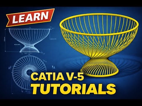 Symmetric Design in CATIA V5 | Step-by-Step Tutorial for Beginners |Easy Method|Part Design Tutorial