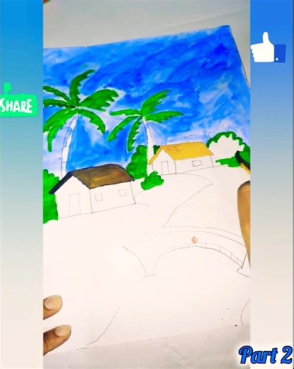 Easy color tutorial for Beginners#drawing #art #viral