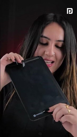 Portronics Ruffpad 12E Re-Writable LCD Writing Tablet (12 Inch, 30.4cm) – Smart Digital Notepad