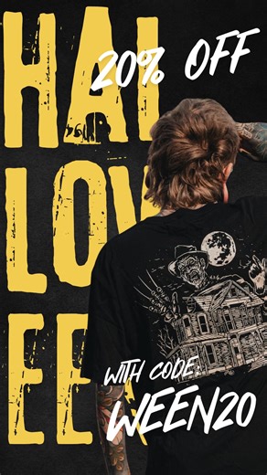 Our killer sale is live 🩸 20% OFF site wide, using code 'WEEN20'. For this weekend only! | High Dive Apparel