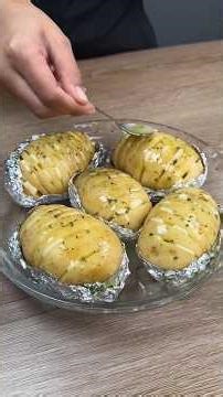 Perfectly Roasted Potatoes with Garlic & Butter #cooking #recipe #viralshorts #viralvideo