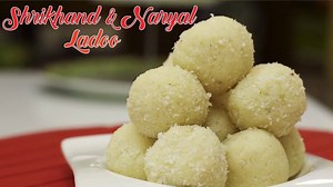 593K views · 7.8K reactions | For all you dessert lovers here’s our recipe for Shrikhand and Nariyal laddoo recipe. It’s quick, easy and tasty. It will surely fill your last minute craving for dessert. Try it at home and share your feedback. #ChefHarpalSinghSokhi #NarialandShrikhandladoo #quickandeasy | Chef Harpal Singh Sokhi | Facebook