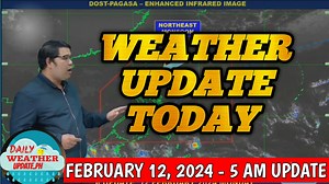 10K views · 601 reactions | Weather Update Today | Amihan at Shearline | PAG-ASA Weather Forecast | February 12, 2024 #PhilippineWeather #Pagasa #weather | Sir Zmor | Facebook