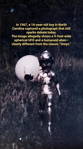 1967 UFO Photo Taken by a 14-Year-Old… And It Wasn’t a Grey 👽🛸