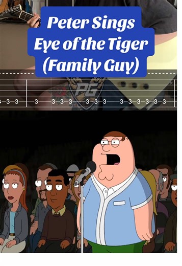 Peter Griffin's Guitar Cover of 'Eye of the Tiger'