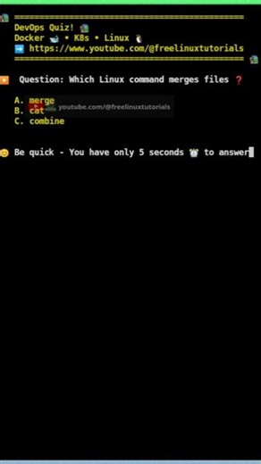 🐧 Linux command to merge files