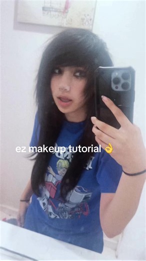 here u go @☮︎kas☮︎ !!! also the filter came off at some part ignore that LOL #makeuptutorial #emomakeup #scenemakeup #scenekid #fyp