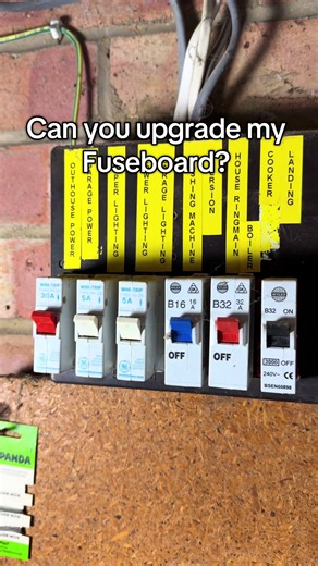 Fuseboard change #electrician #apprentice #sparky #howto #diy