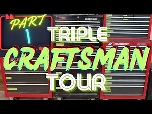 PART 1 | Craftsman Triple Toolbox Tour