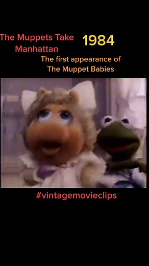 The Muppets Take Manhattan1984 #muppetbabies #muppets #kermit #jimhenson #frankoz #vintagemovieclips